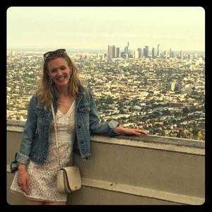 🌸Mod white lace dress🌸